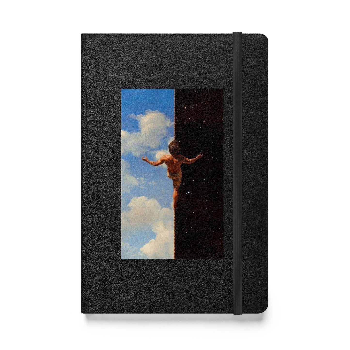 Light/dark balance Hardcover bound notebook