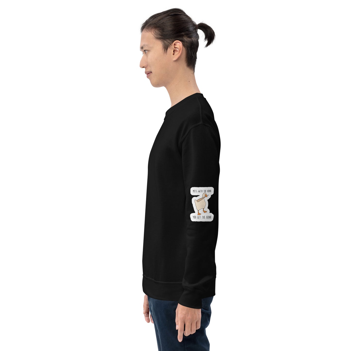 Mess with the honk get the bonk sleeve Unisex Sweatshirt